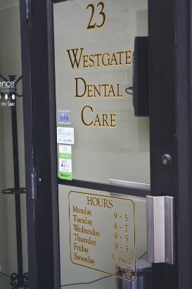 West Gate Dental Arlington Heights.  Outlining your letters can help make them stand out. 